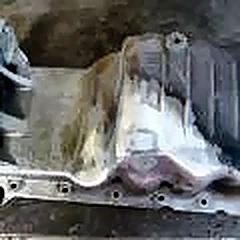 Aceeași baie de ulei din aluminiu după sudură